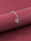 Dual-Tone Heart Halo Bracelet