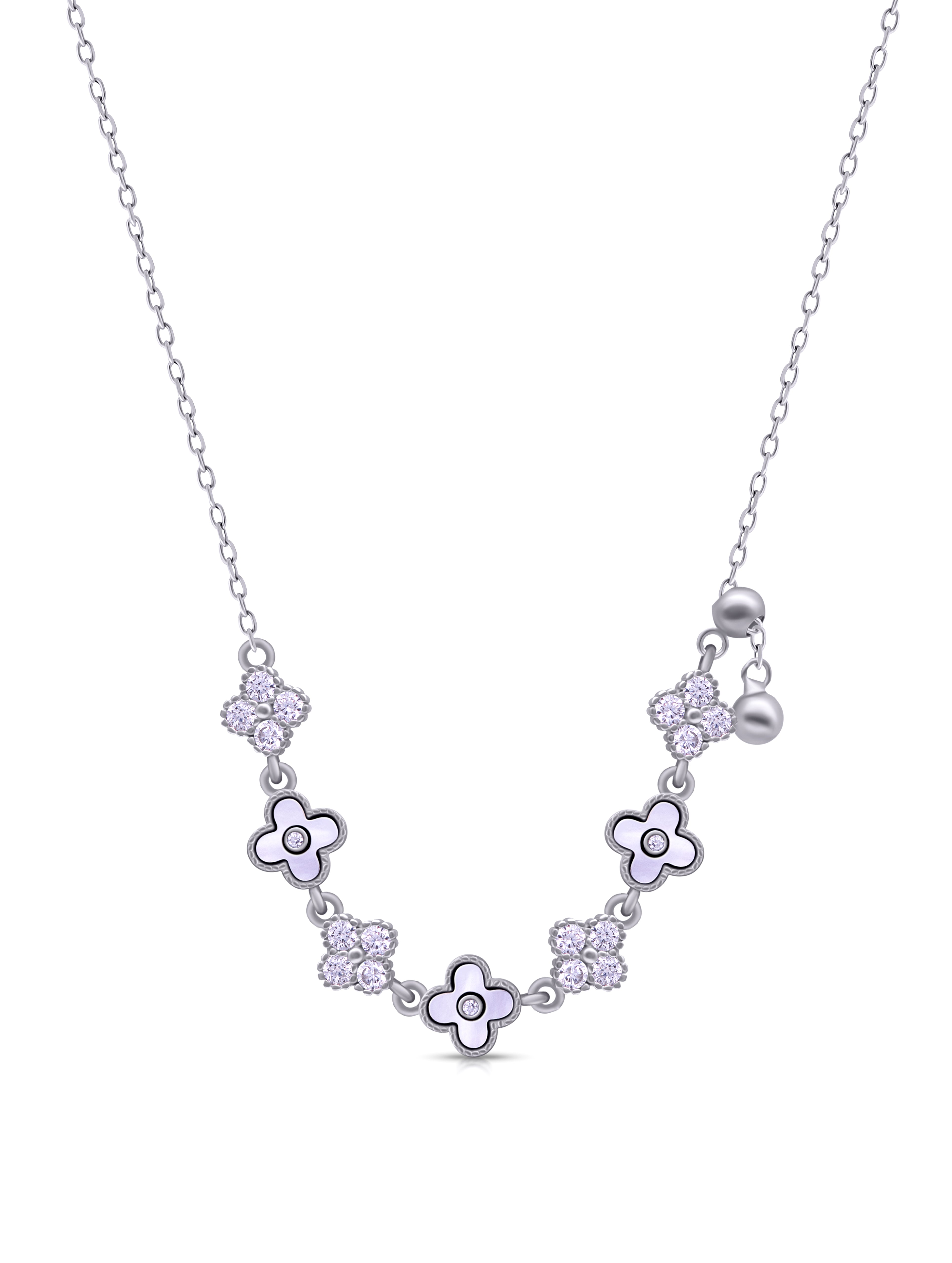 Floral Elegance Pendant Necklace