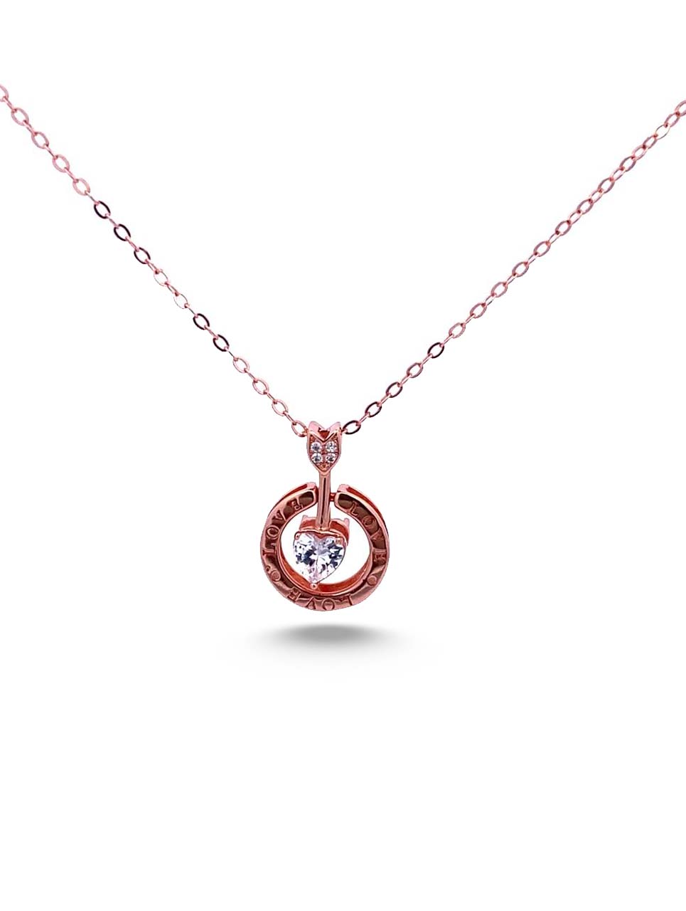 Heart of Fire Pendant Necklace