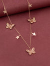 Celestial Flutter Pendant Necklace