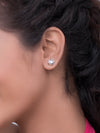 Shimmering Gem Stud Earrings