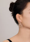 Swirling Elegance Drop Earrings